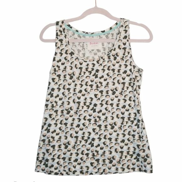 Boden Multicolor 100% Cotton Scoop Neck Tank Top - Picture 1 of 7